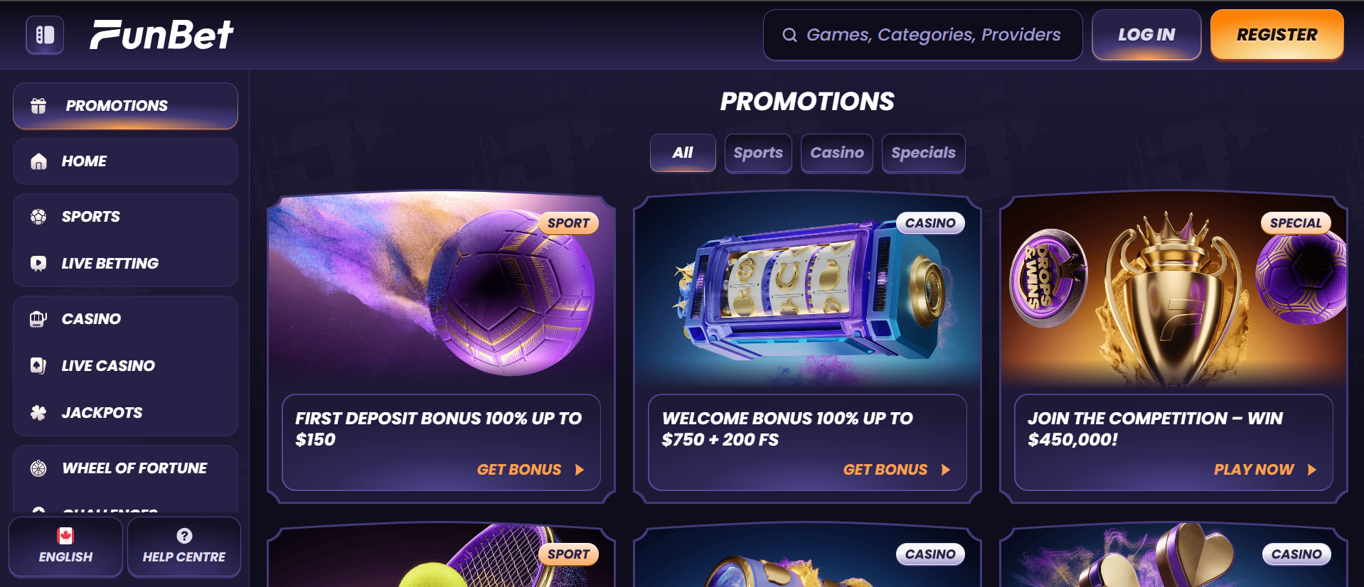 FunBet legaal casino
